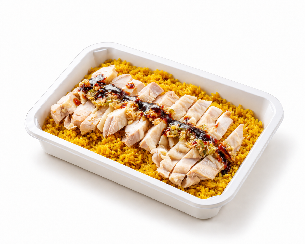 Hainan Chicken with Curry Rice