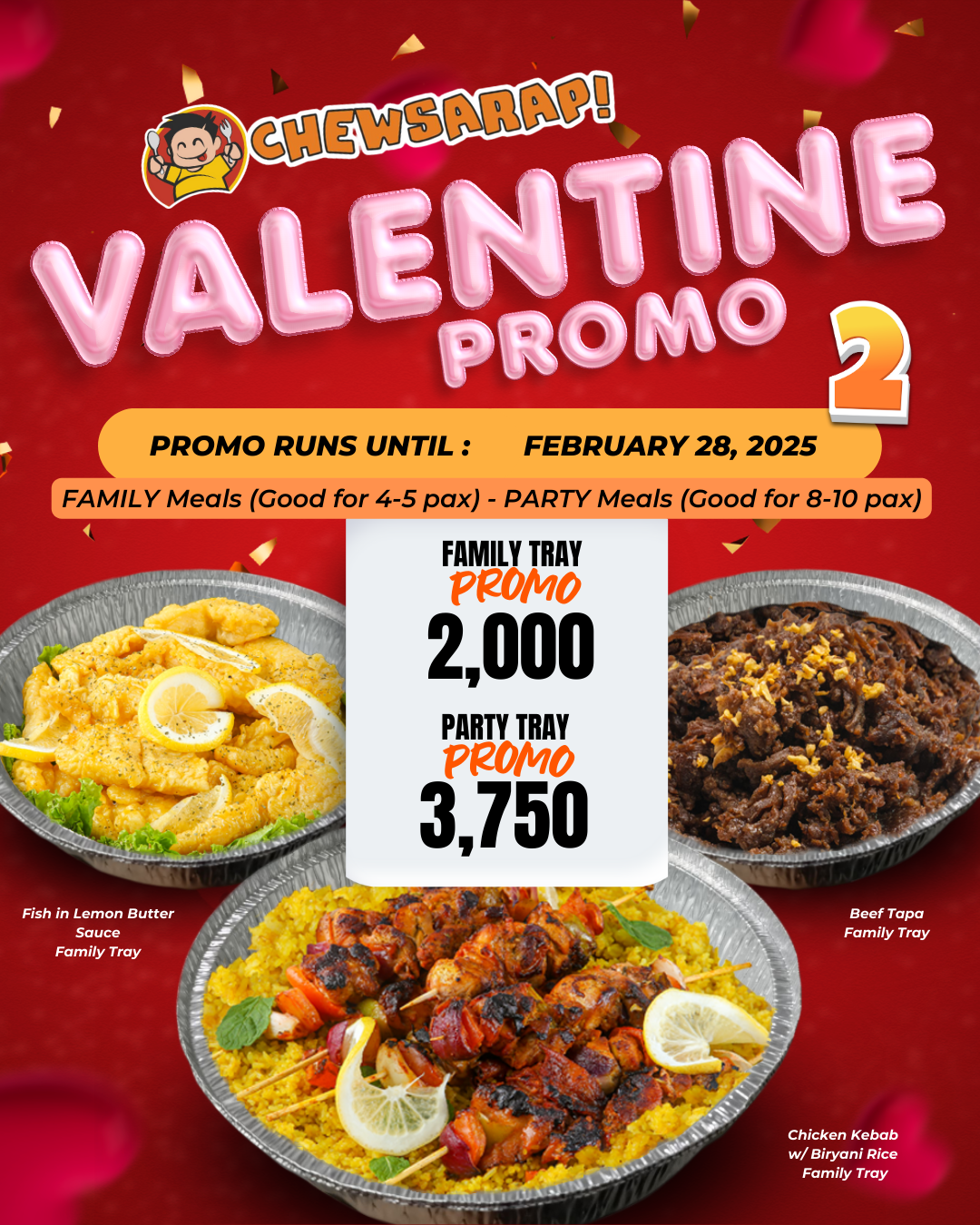 Valentine Food Tray Package 2