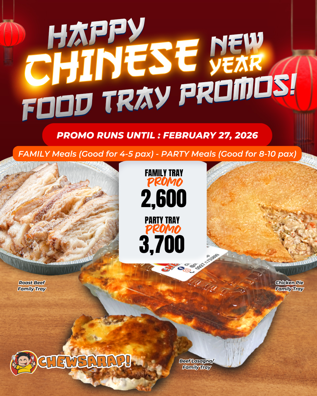 CNY Western Food Trays