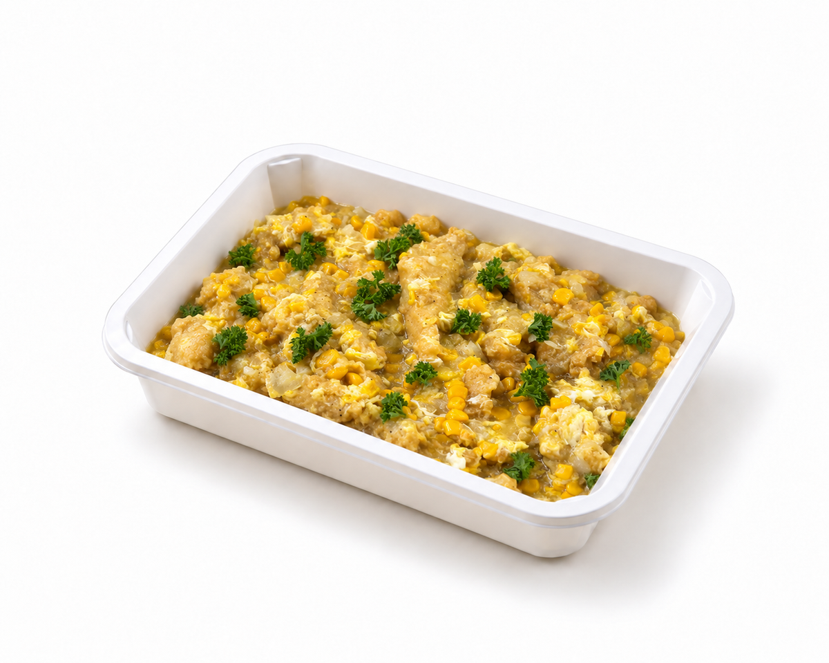 Fish Fillet in Cream Corn Sauce