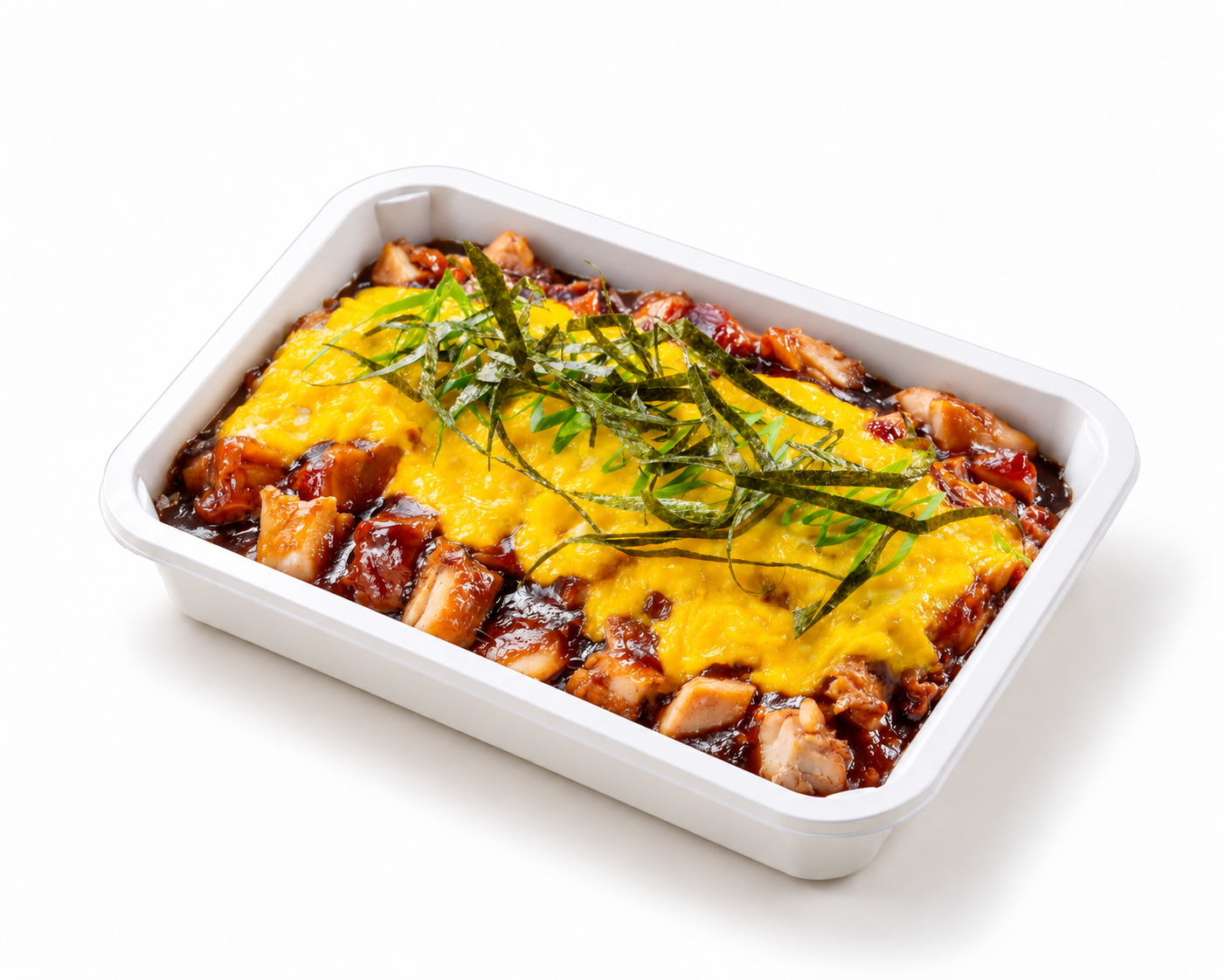 Chicken Oyakodon with Plain Rice