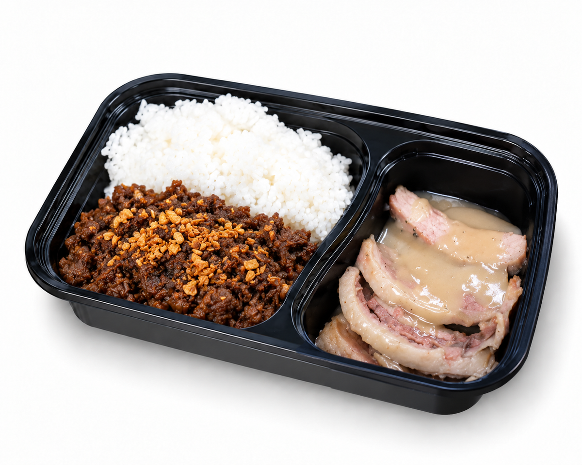Premium & Hearty 2-Viand Bento Set